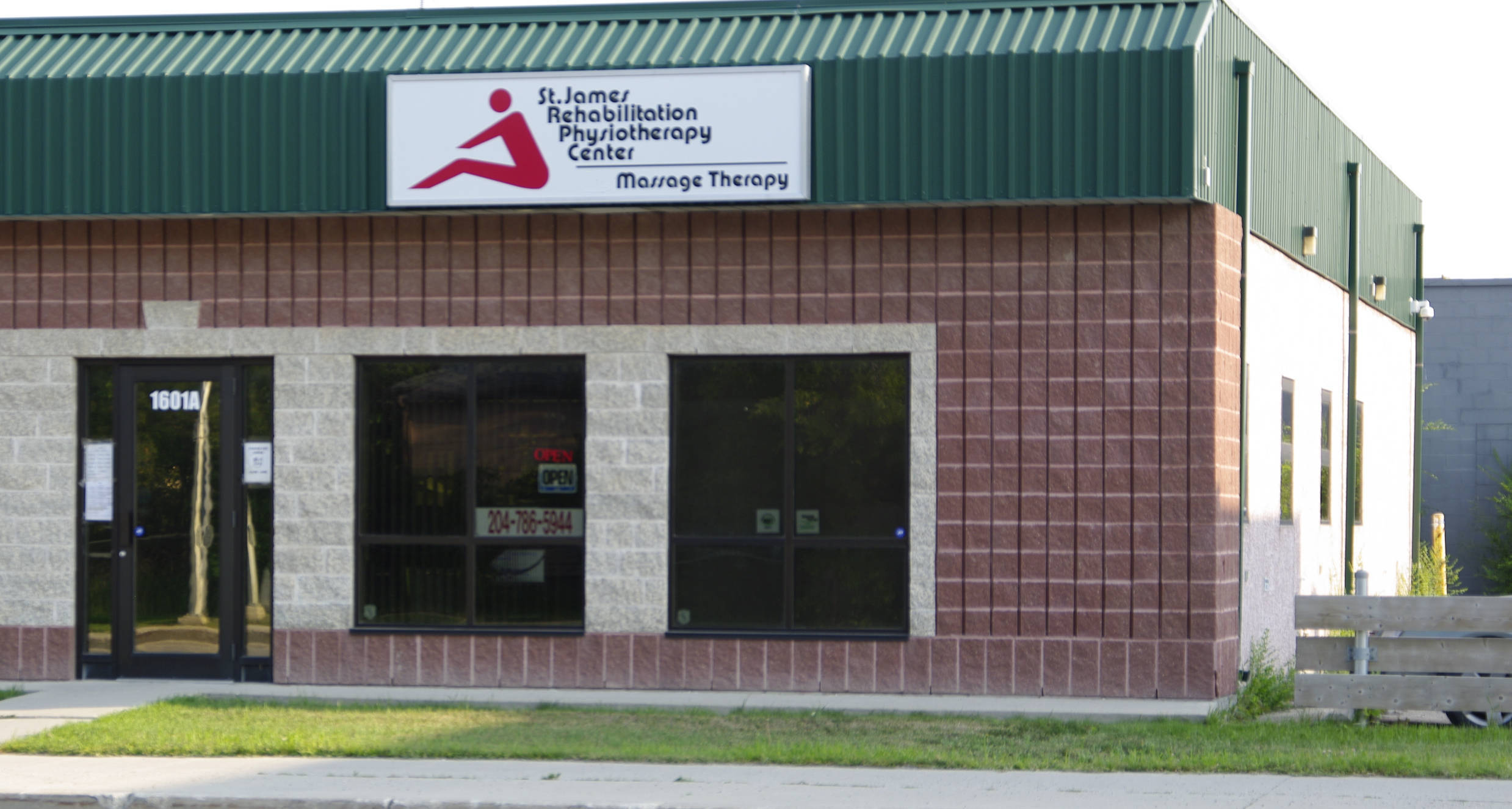 St. James Rehab Clinic entrance.