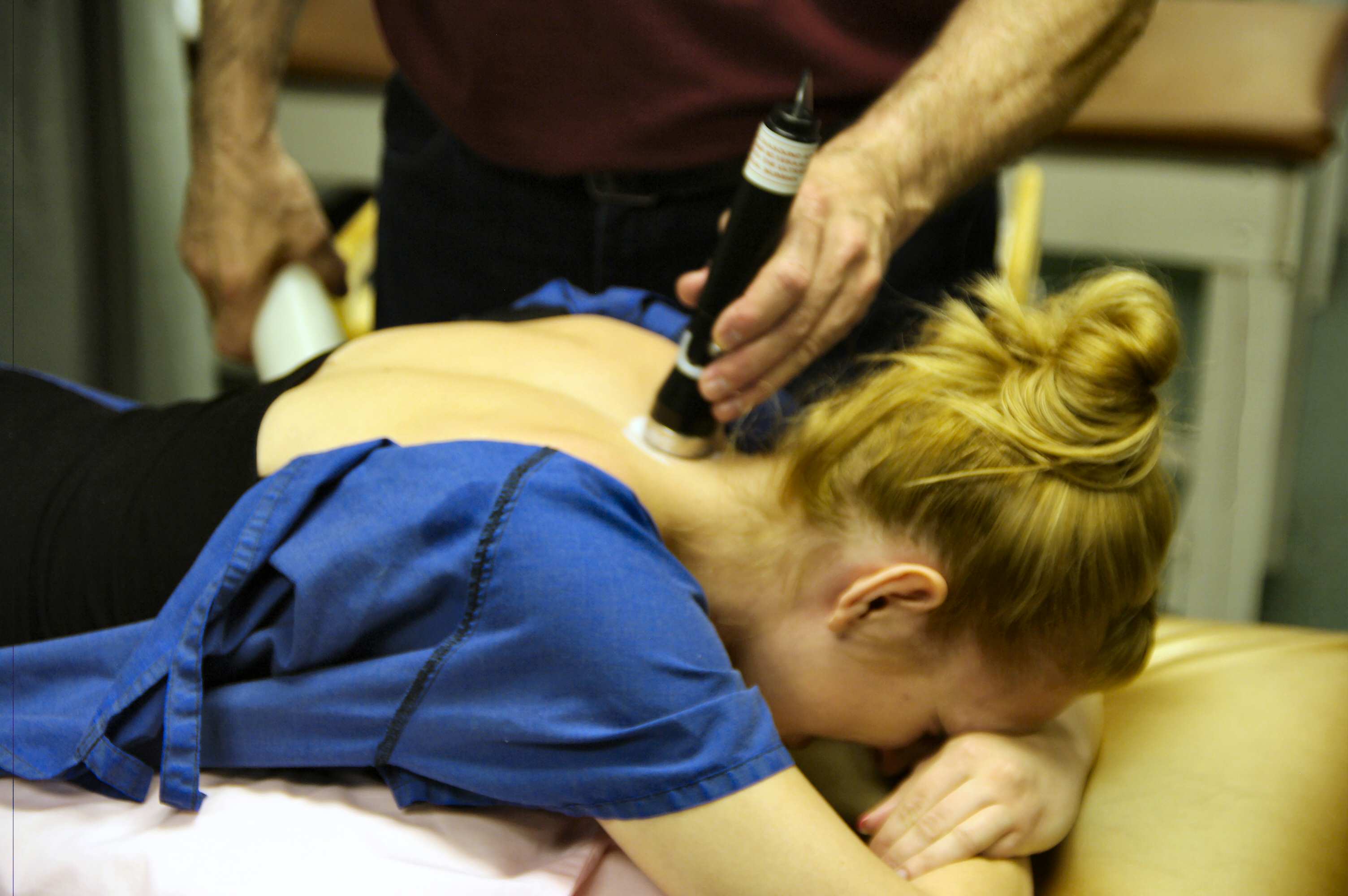 Ultrasound therapy delivers deep-heat to relieve muscle stress and pain